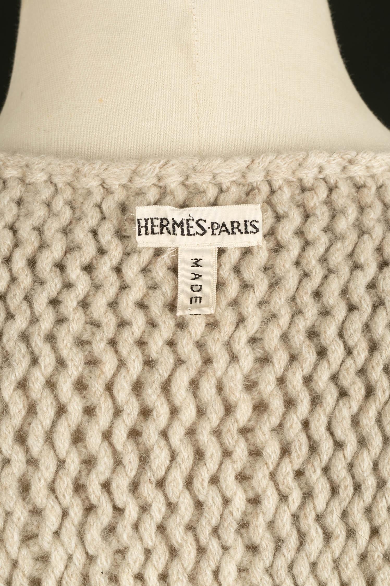 Hermès Beige Cashmere Sweater Dress 3