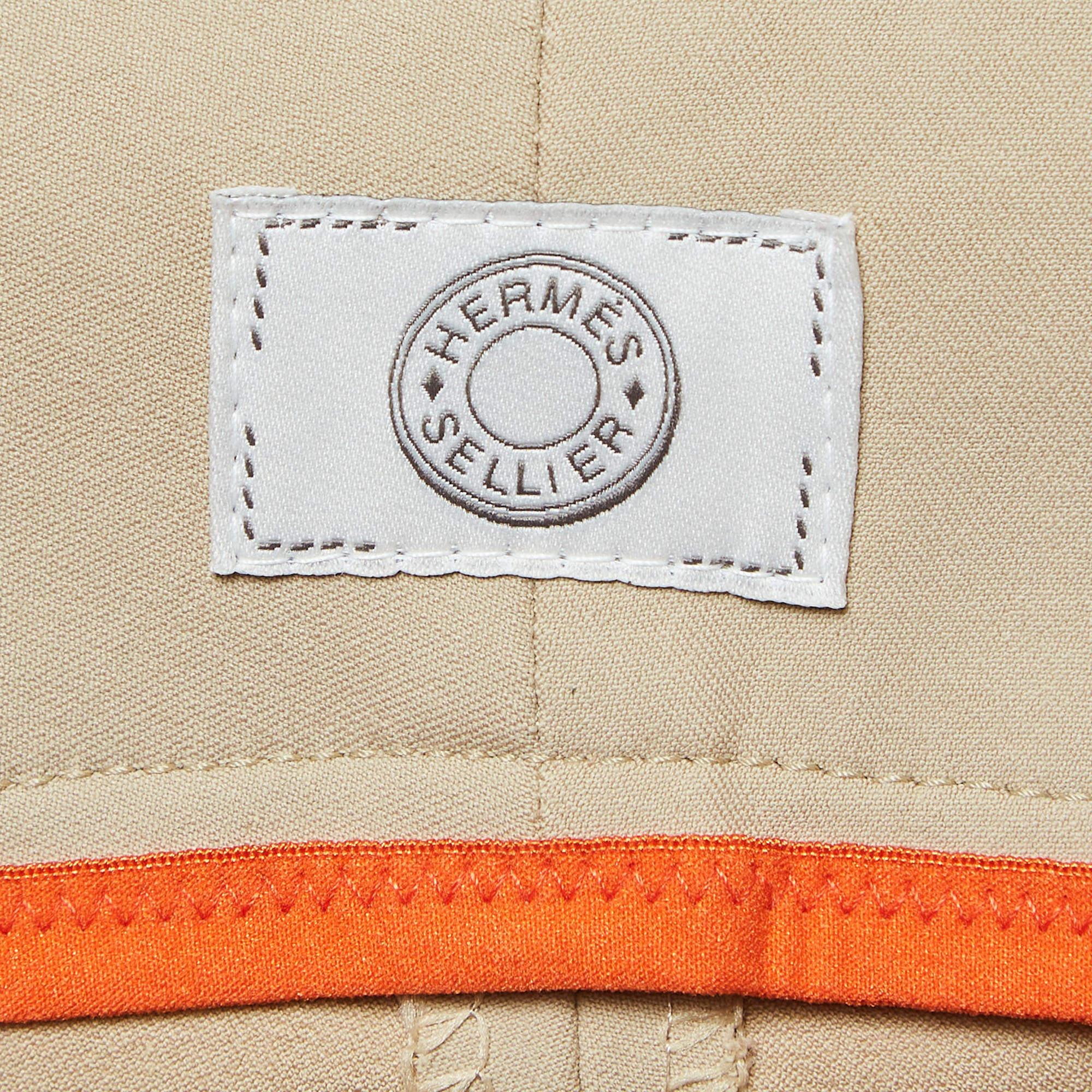 Women's Hermès Beige Cotton Blend Swing Dressage Breeches M