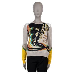 HERMES beige coton
soie 2019 BRIDES DE GALA TWILLAINE Pull 38 S