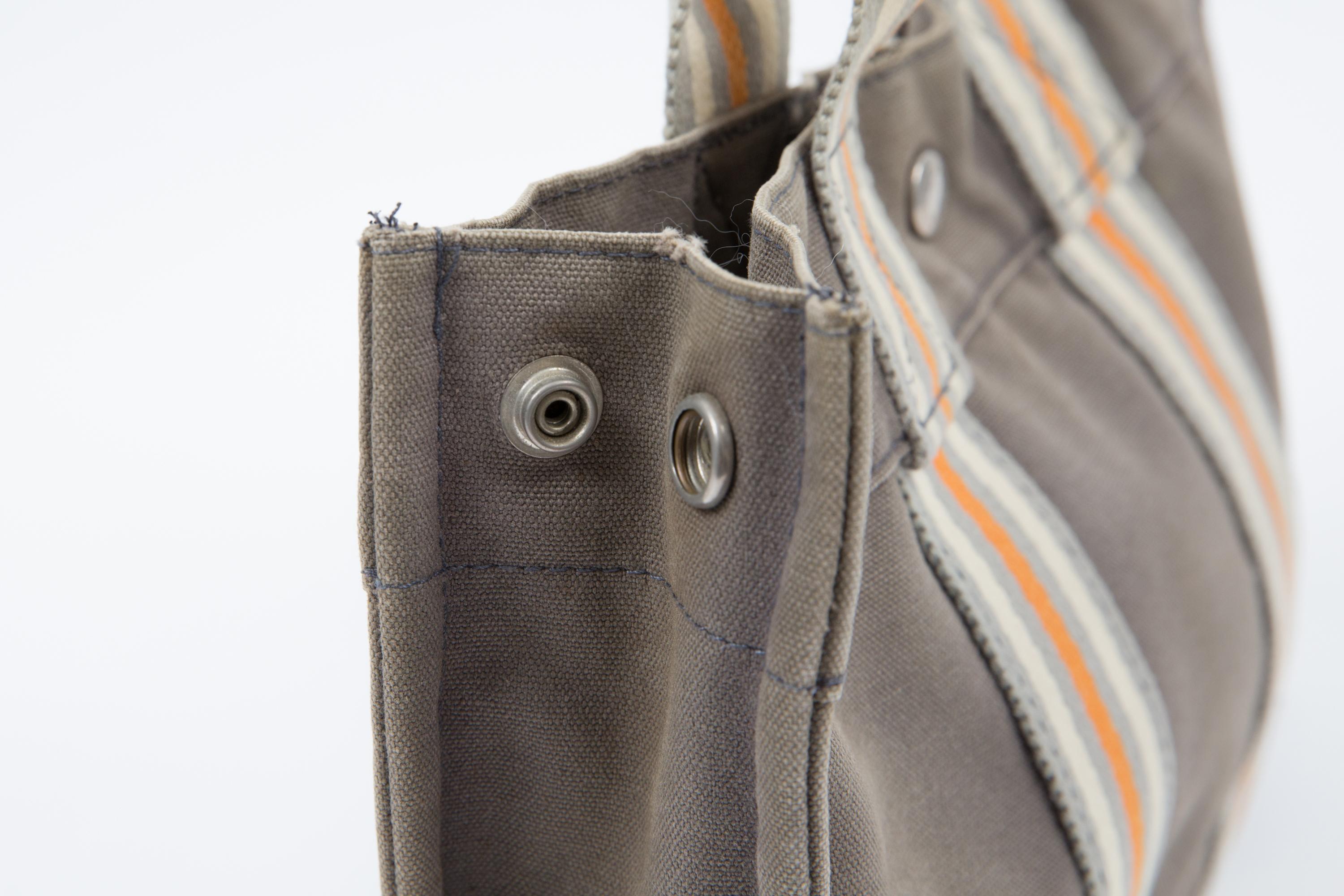 Hermes Beige cotton Toto PM Tote Bag en vente 2