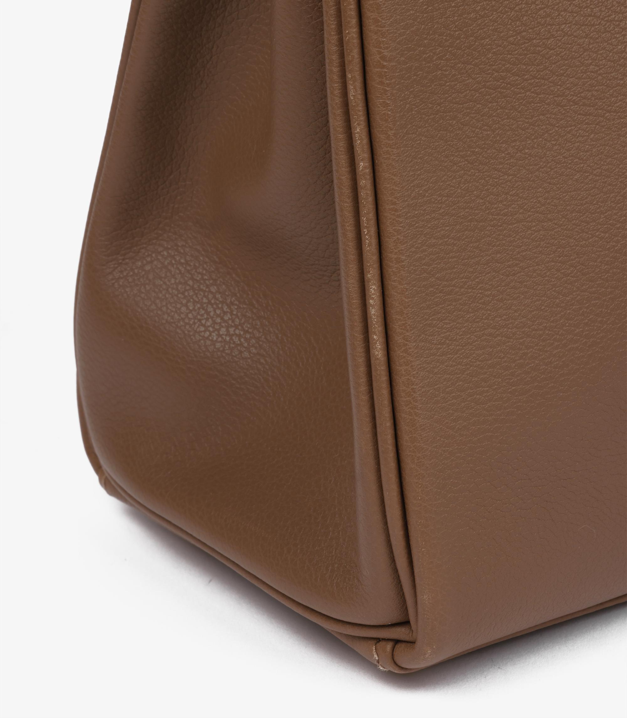 Hermès Beige de Weimar Evercolour Piel Kelly 28cm Retourne en venta 5