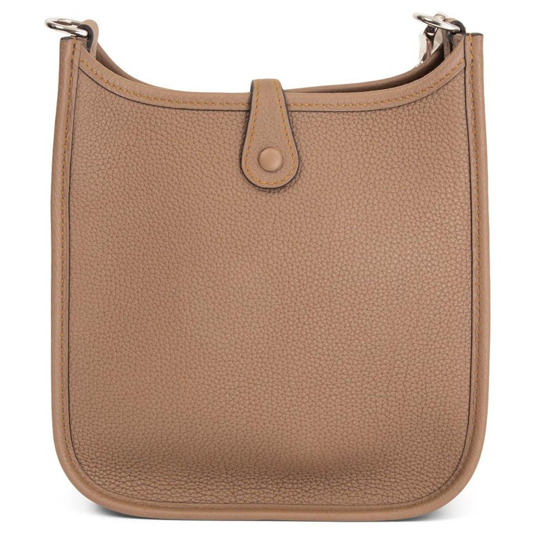 Hermès - Authenticated Evelyne Handbag - Cloth Beige for Women, Never Worn