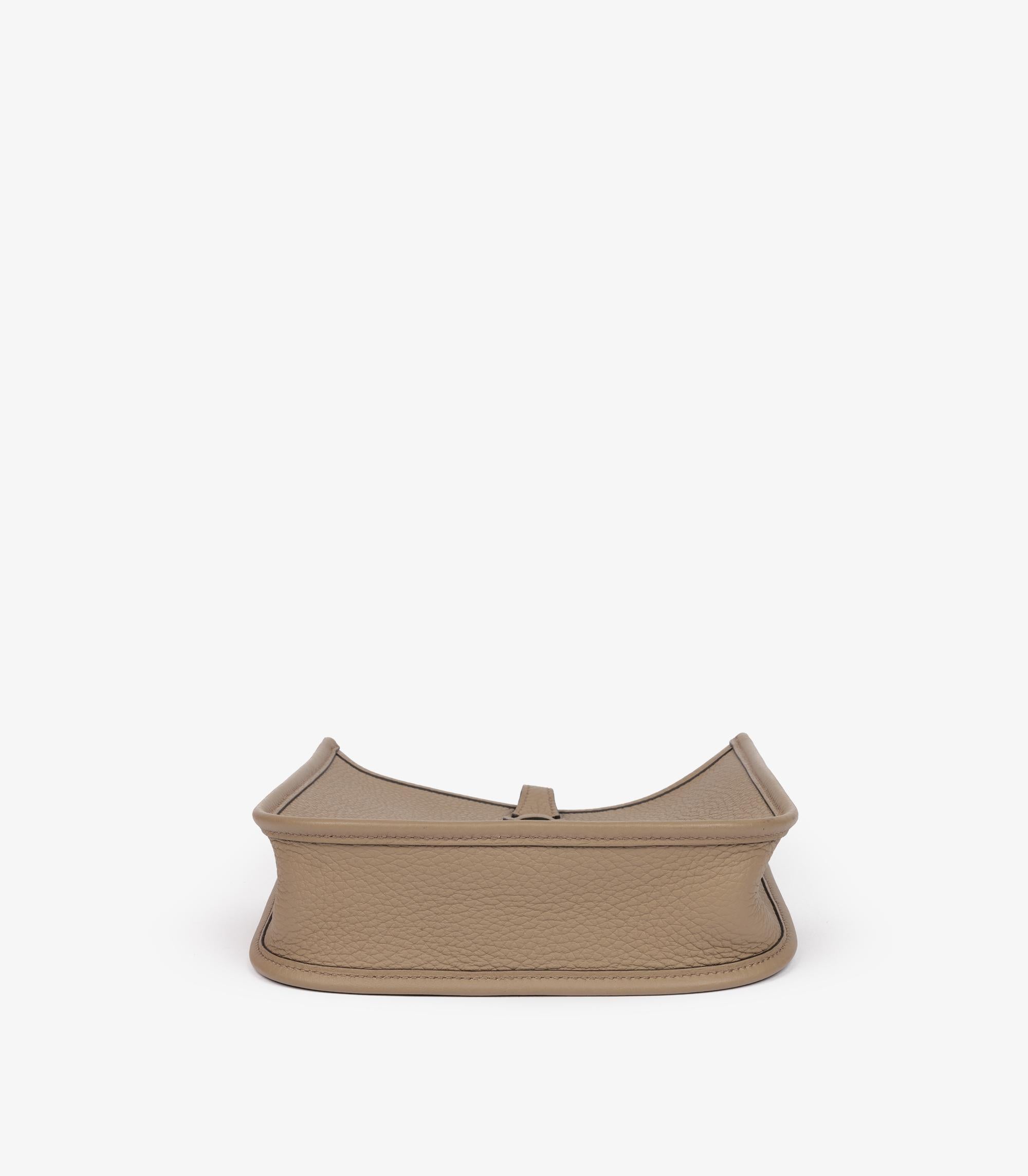 Hermès Beige Marfa Clemence Pelle di Lana Sangle Evelyne TPM in vendita 3