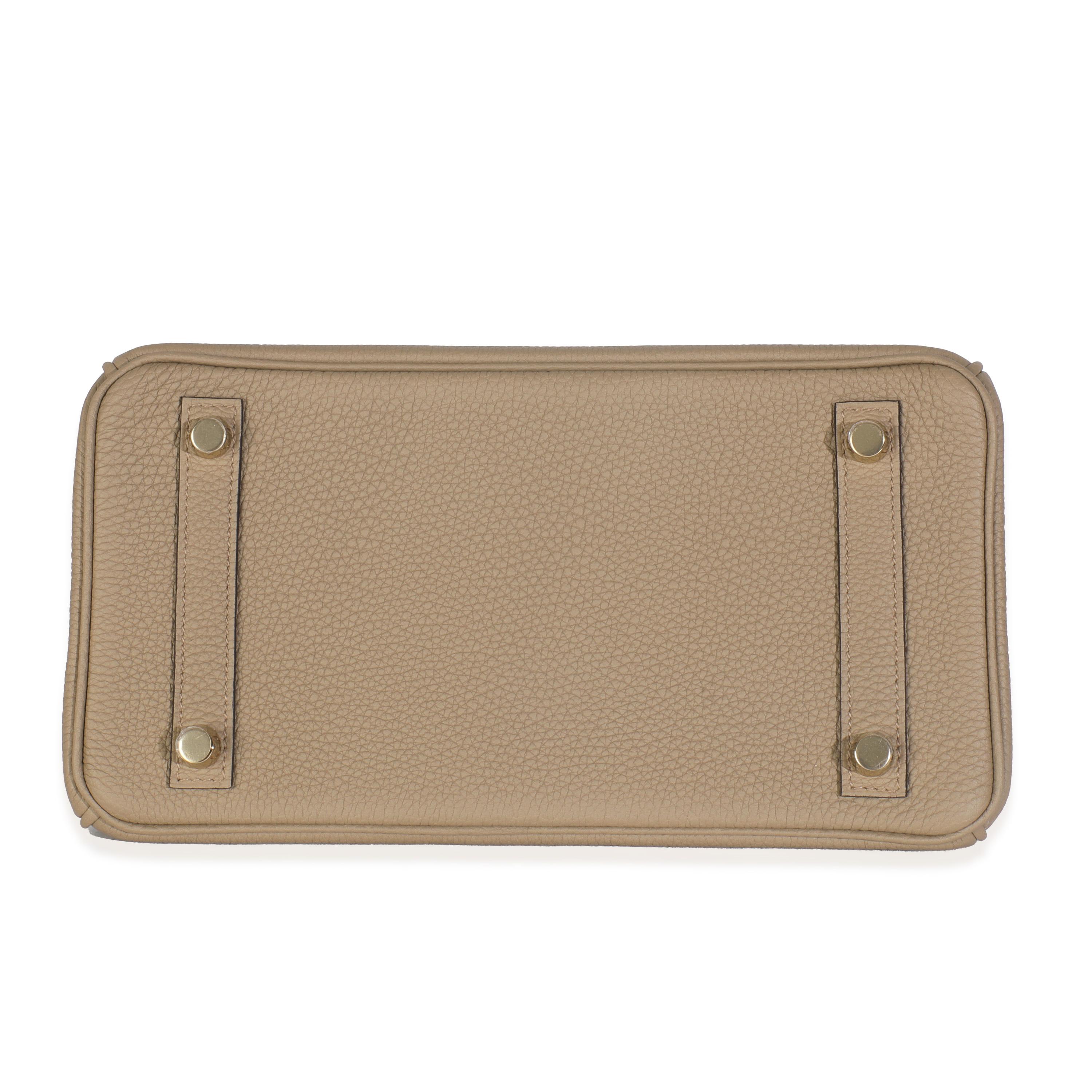Hermès Beige Marfa Togo Birkin 25 GHW in vendita 3