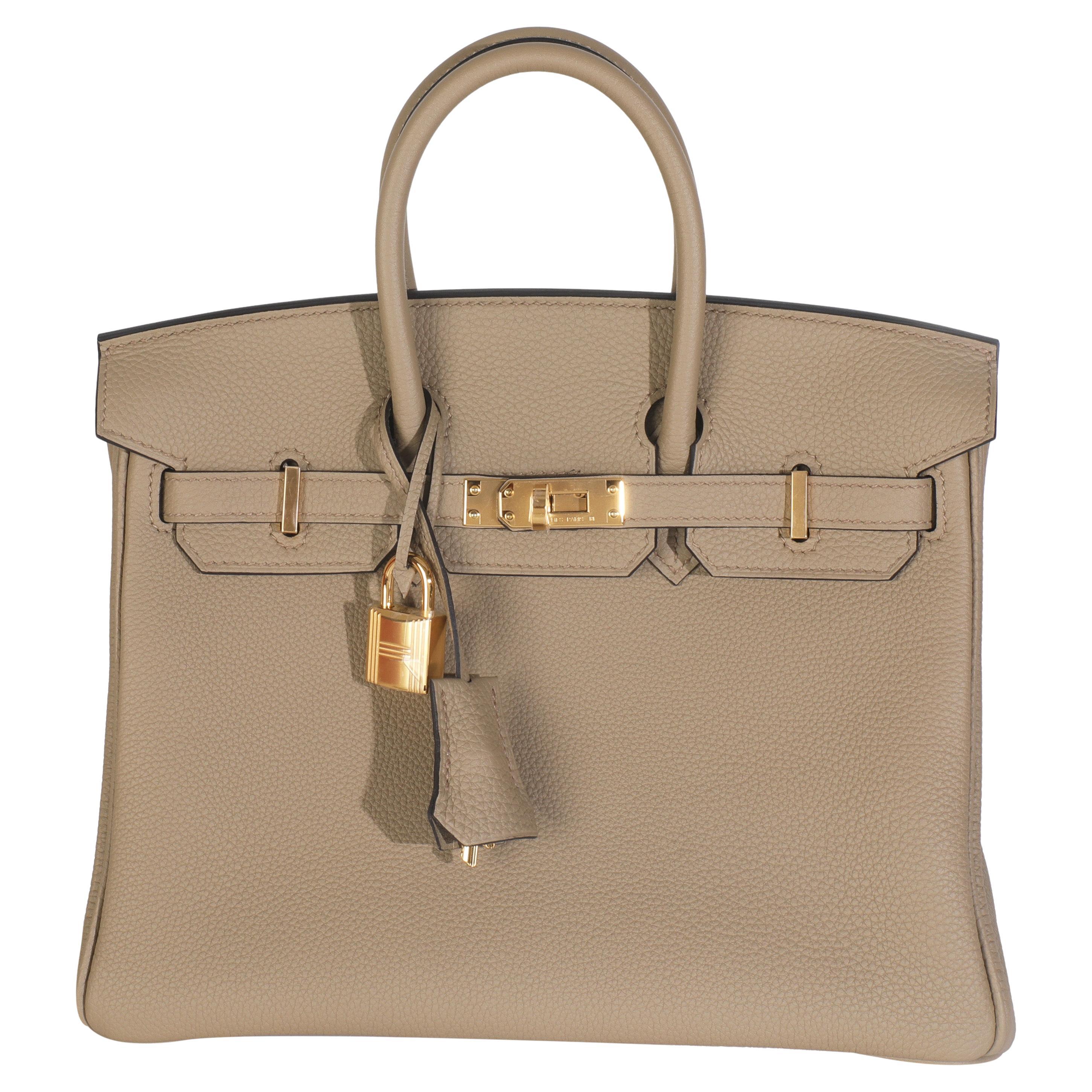 Hermès Beige Marfa Togo Birkin 25 GHW