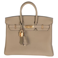 Hermès Beige Marfa Togo Birkin 25 GHW