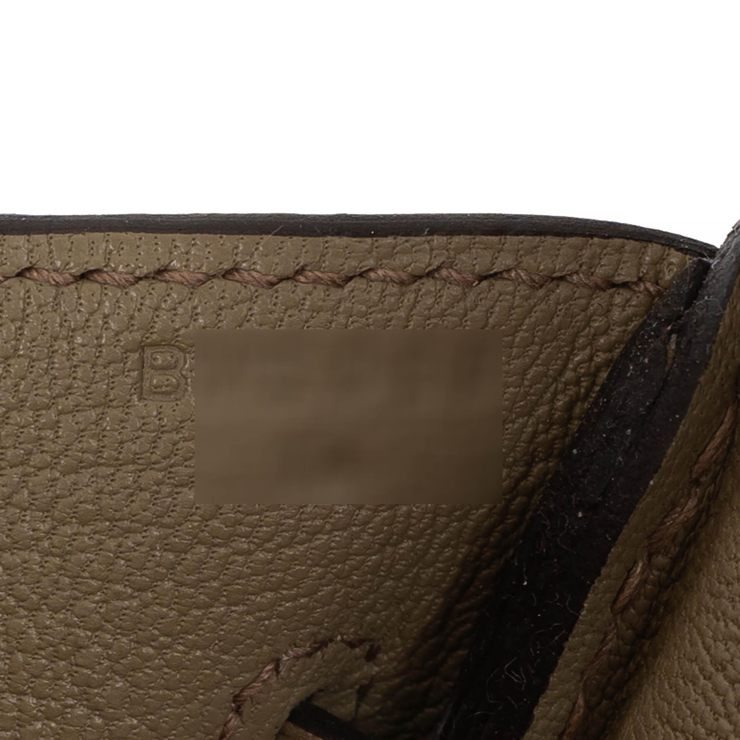 HERMES Beige Marfa Togo leather BIRKIN 30 Bag Ghw For Sale 4