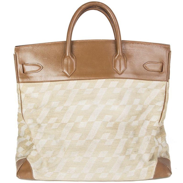 Birkin shoulder leather handbag Hermès Beige in Leather - 22752213