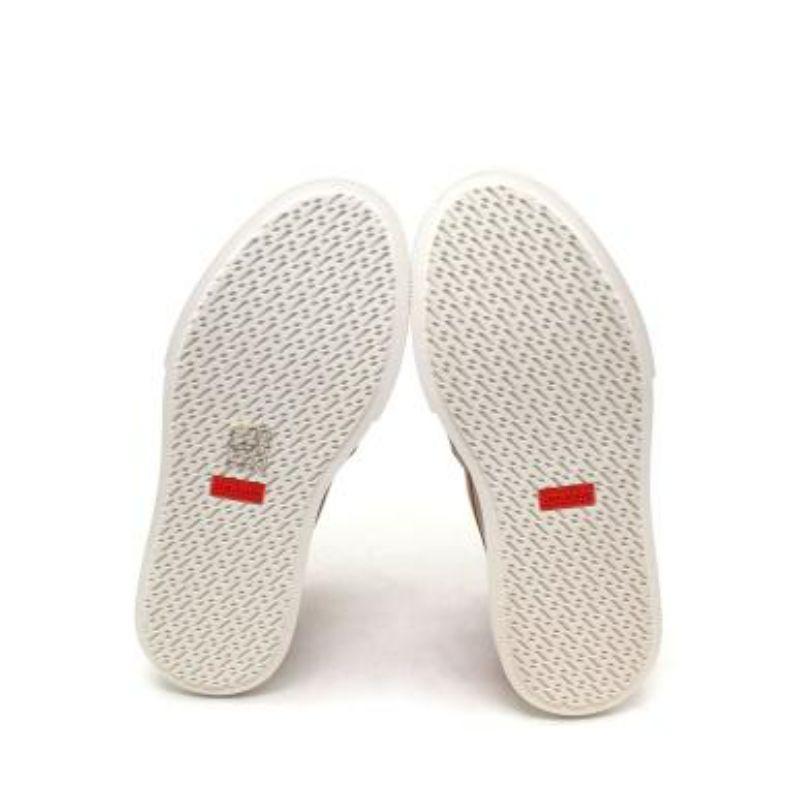 Women's Hermes Beige Nude Game Slip-on Sneakers For Sale