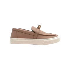 Hermes Beige Nude Game Slip-on Sneakers