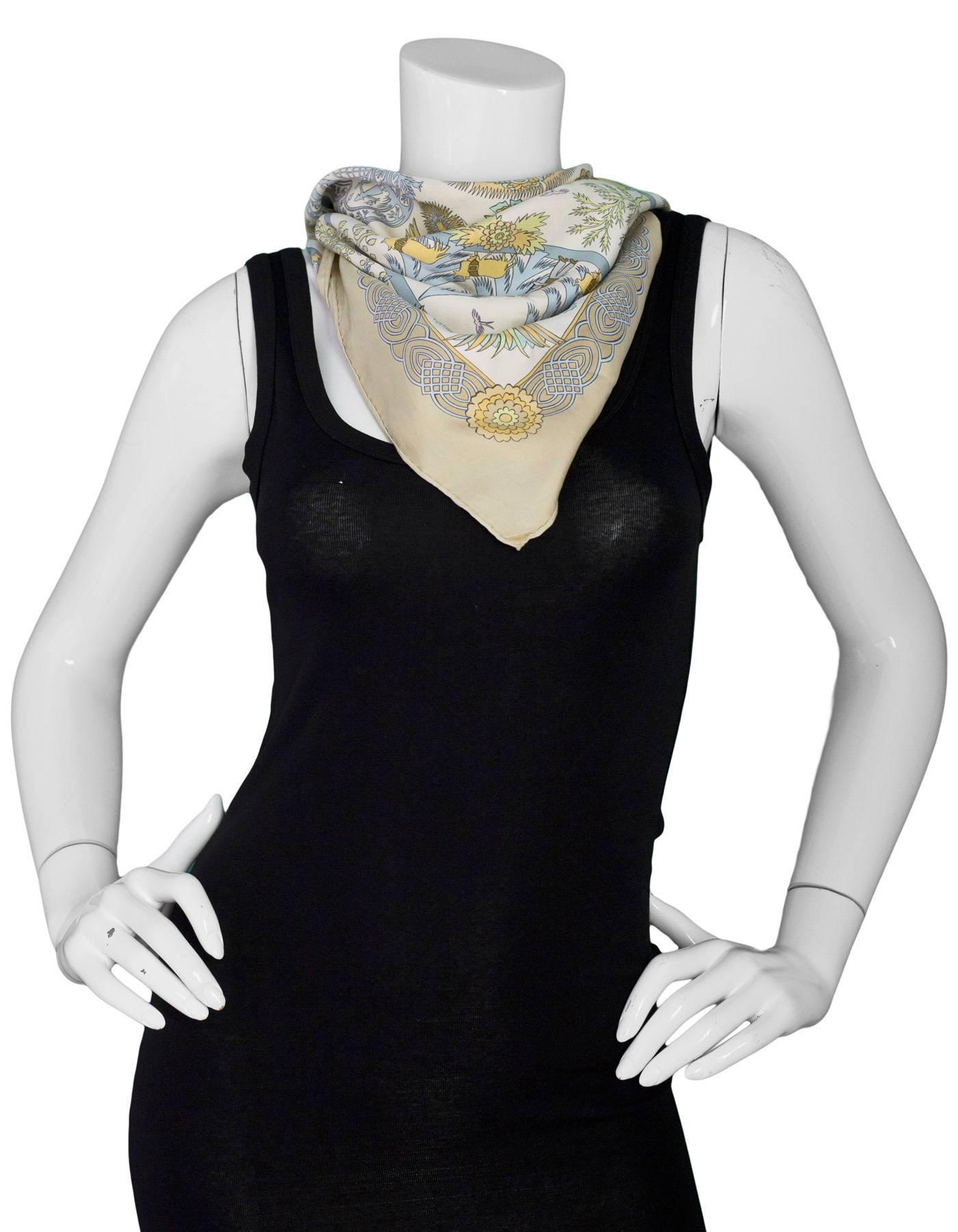 hermes decoupages scarf