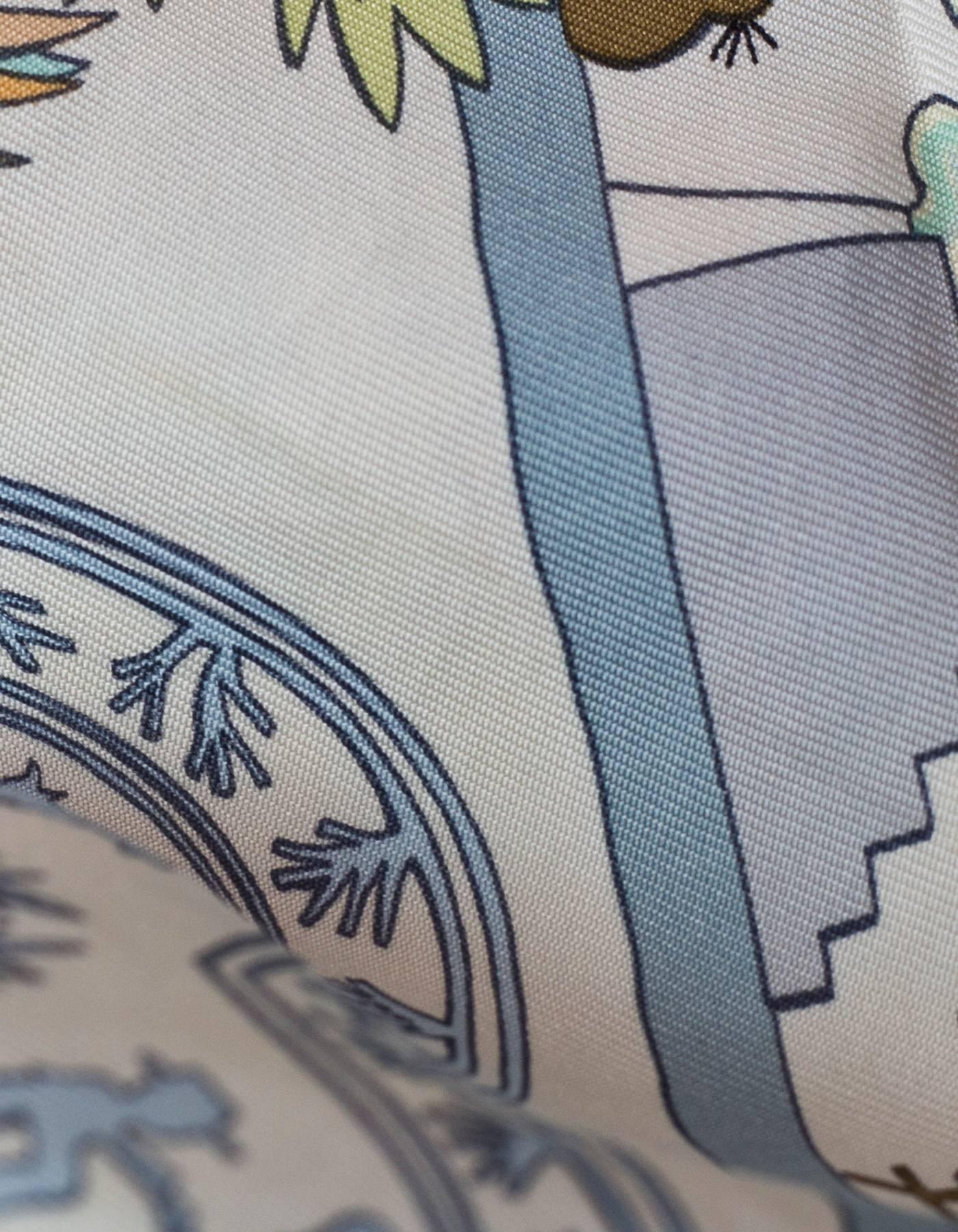 pastel hermes scarf