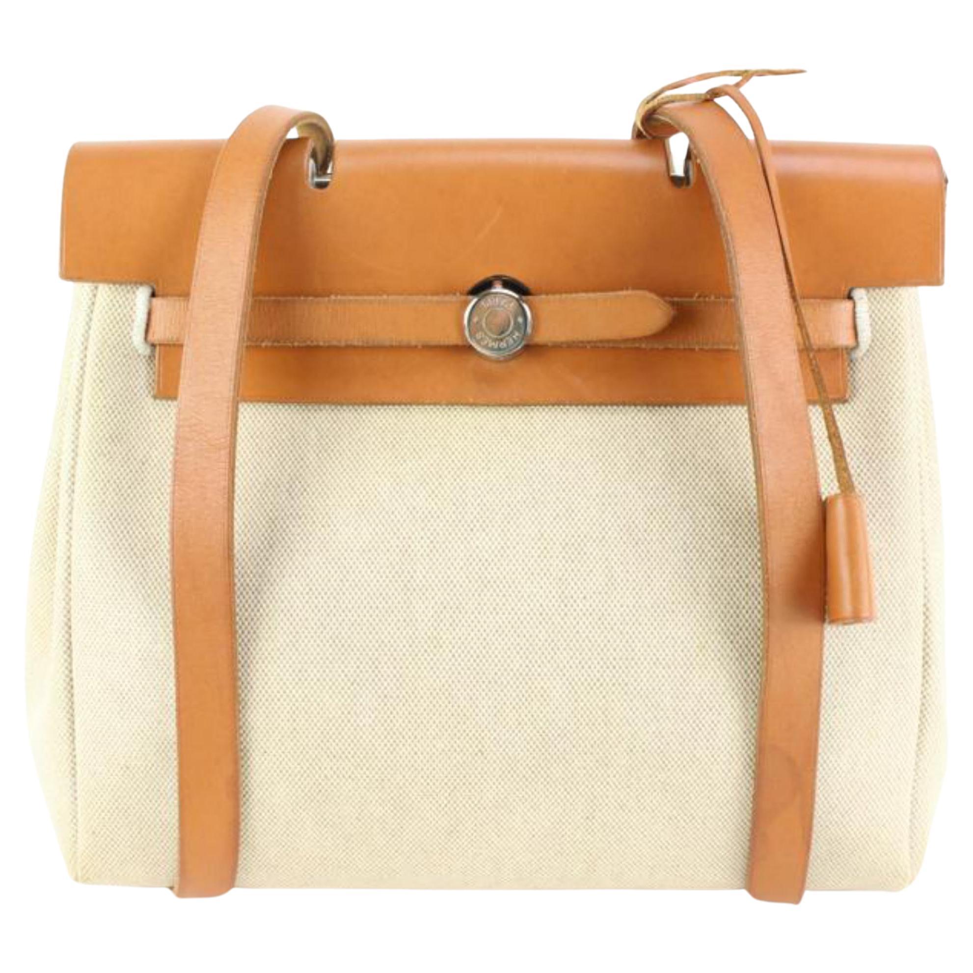 Hermès Beige Sac a Dos Herbag 2-in-1 53h429s For Sale