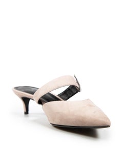 Hermès Beige Suede Blink Mules Size IT 36