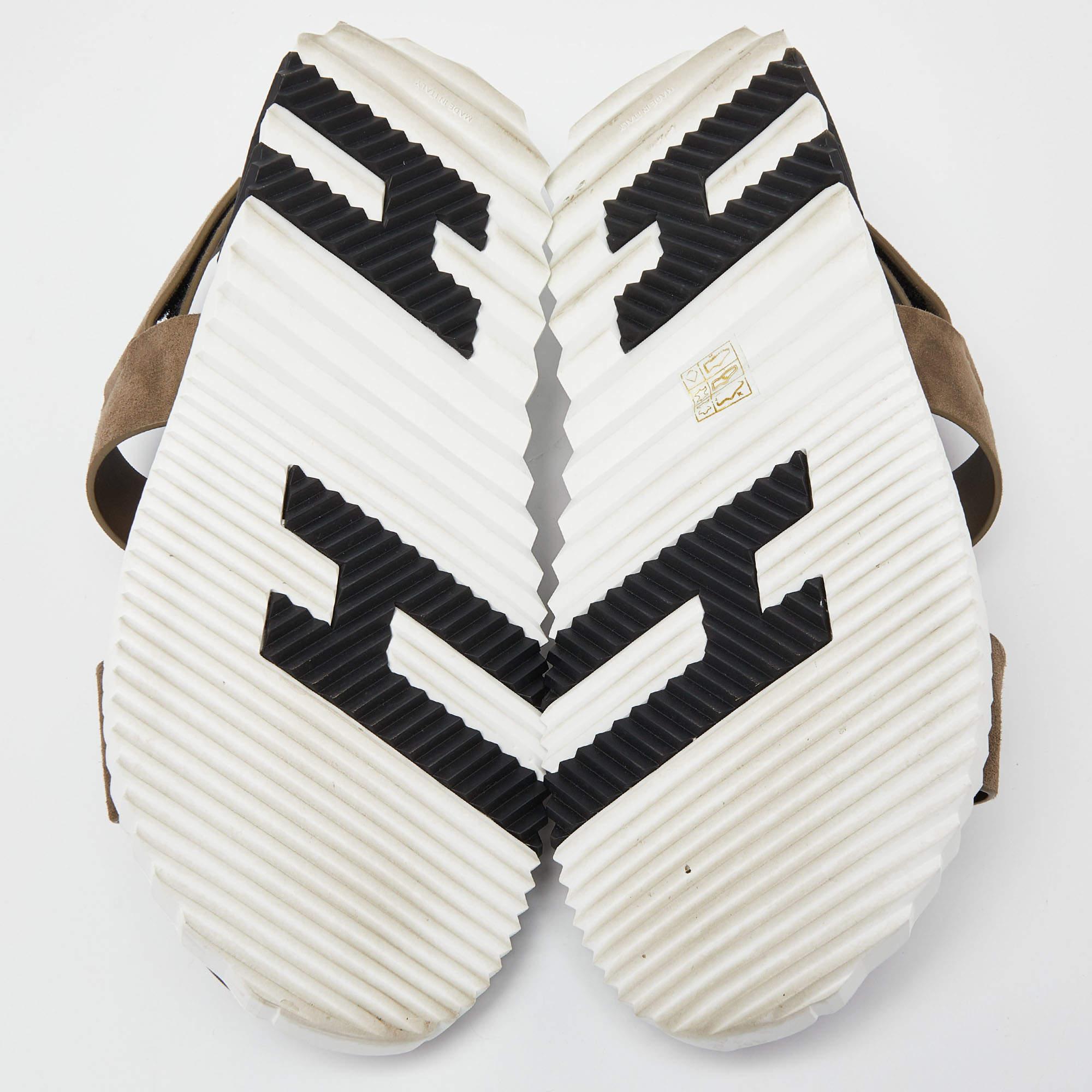 Hermes Beige Suede Electric Sandals Size 45.5 4