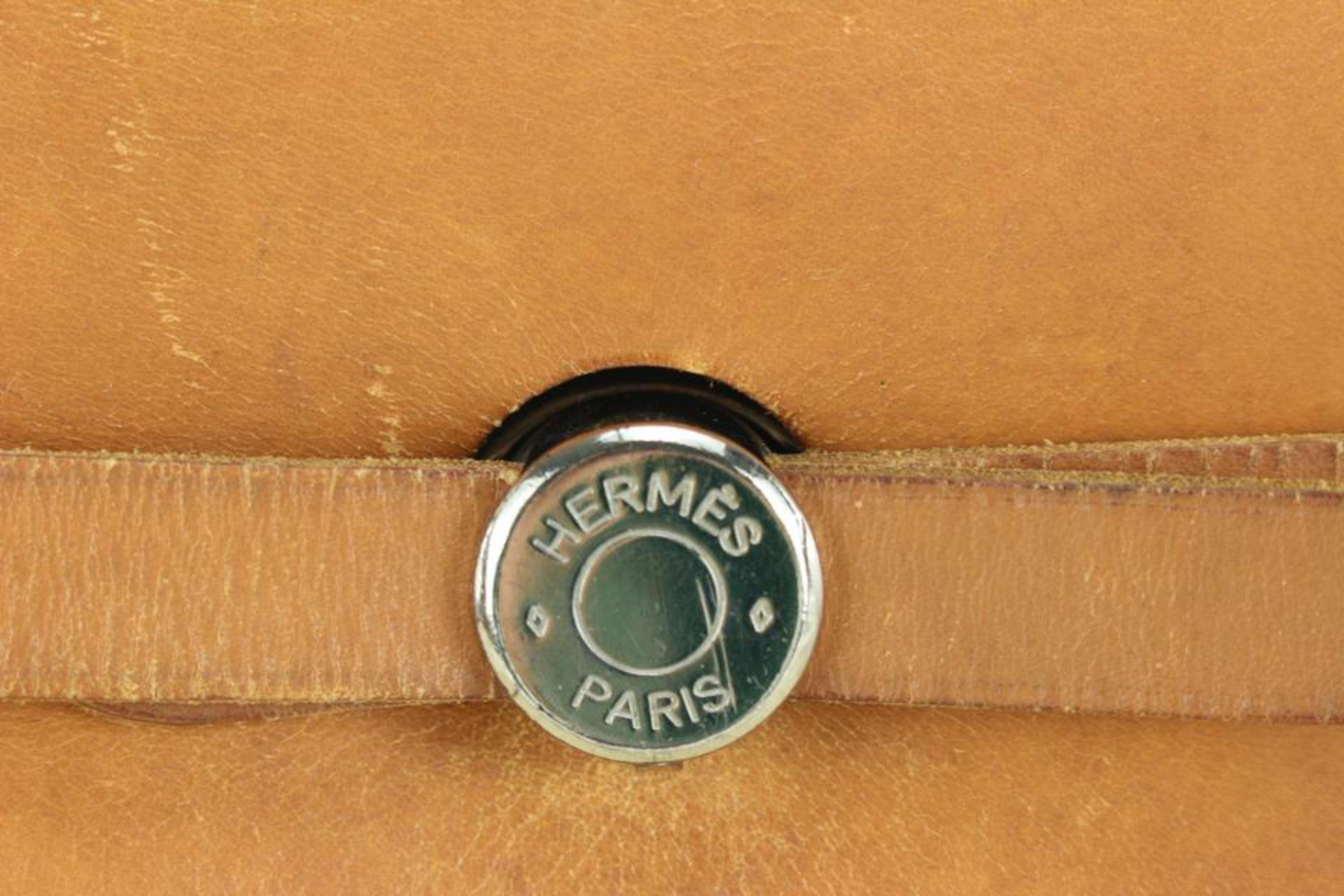 Hermès Beige x Brown Sac a Dos Herbag Backpack 2-in-1 60h429s en vente 1
