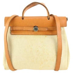Hermès Beige x Brown Sac a Dos Herbag Backpack 2-in-1 60h429s