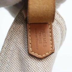 Hermès Beige x Brown Toile Marwari Hobo Shoulder Bag  861966