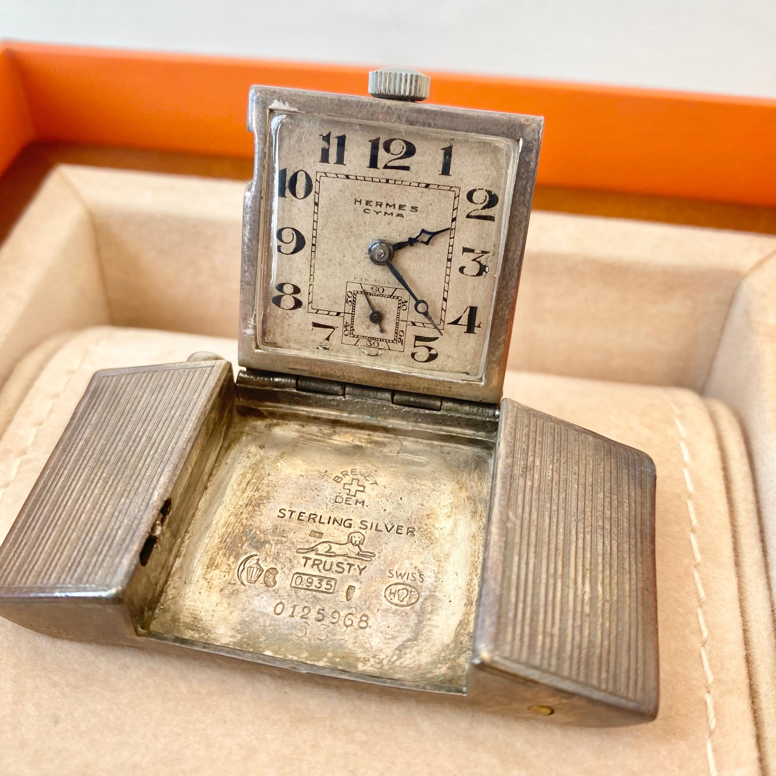 Mid-20th Century Hermès Belt Buckle Watch from 1930s