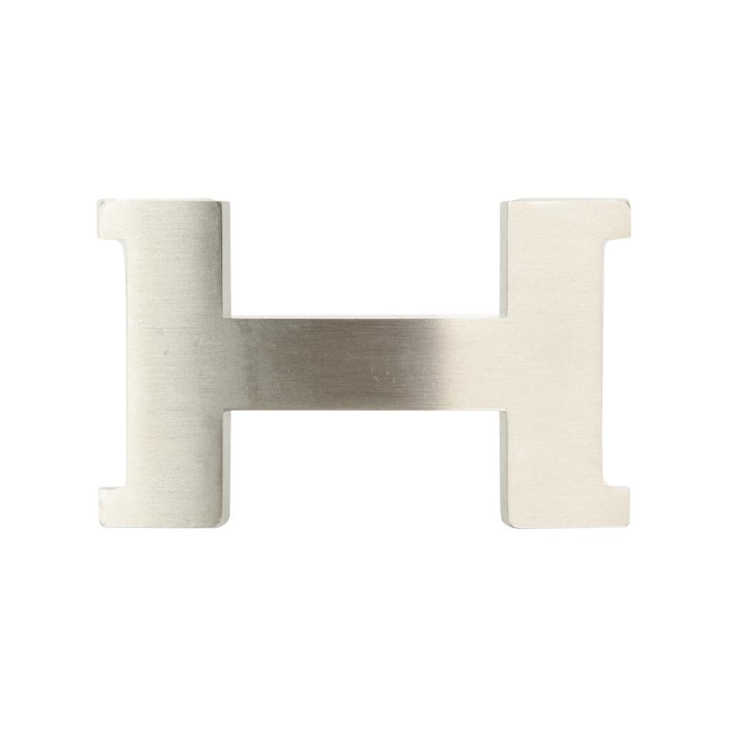 Hermes Belt Constance 42mm Kit Reversible Gold / Black Brushed Palladium 90 In New Condition In Miami, FL