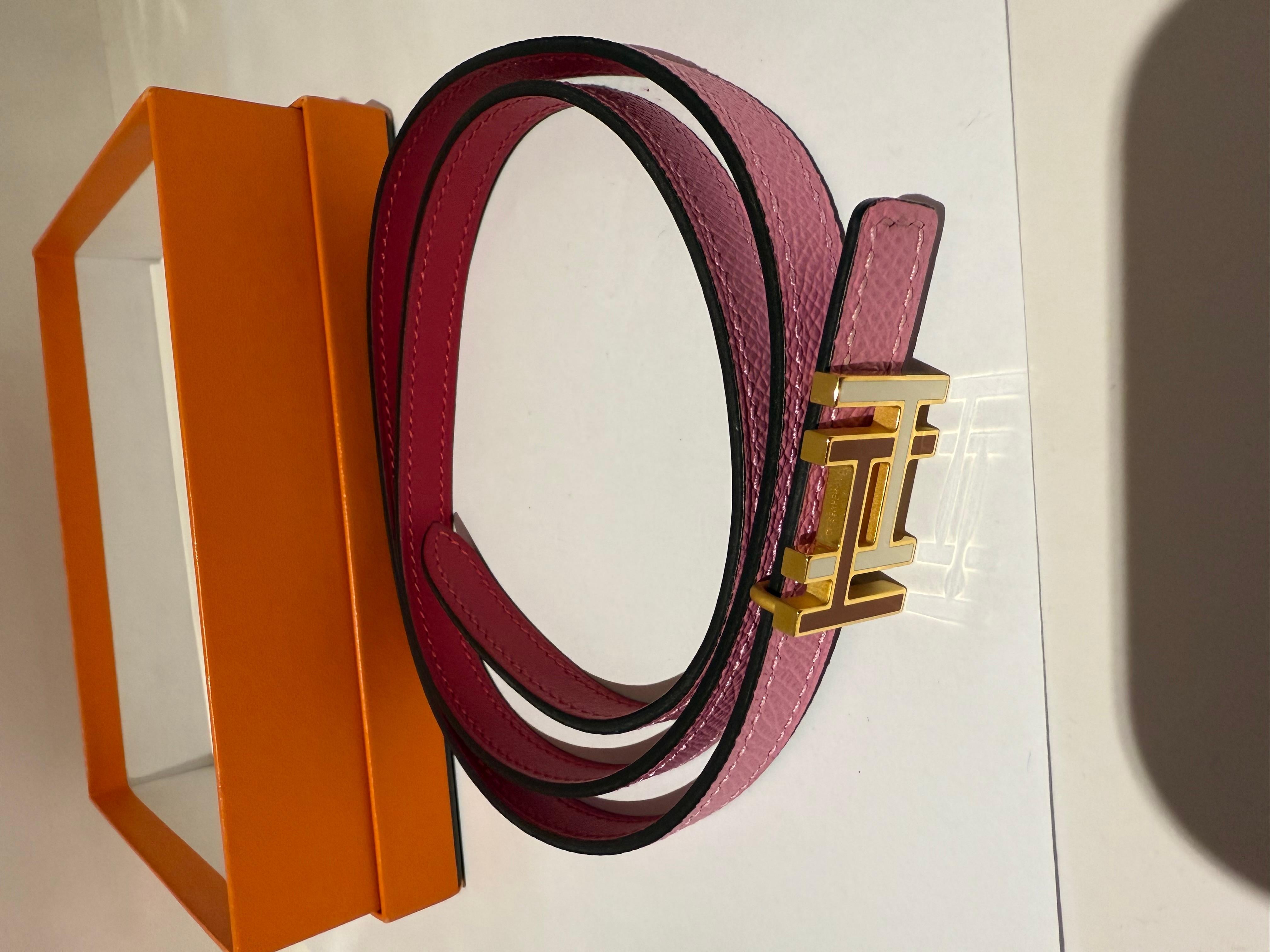 Hermes belt with buckle In New Condition For Sale In London, England