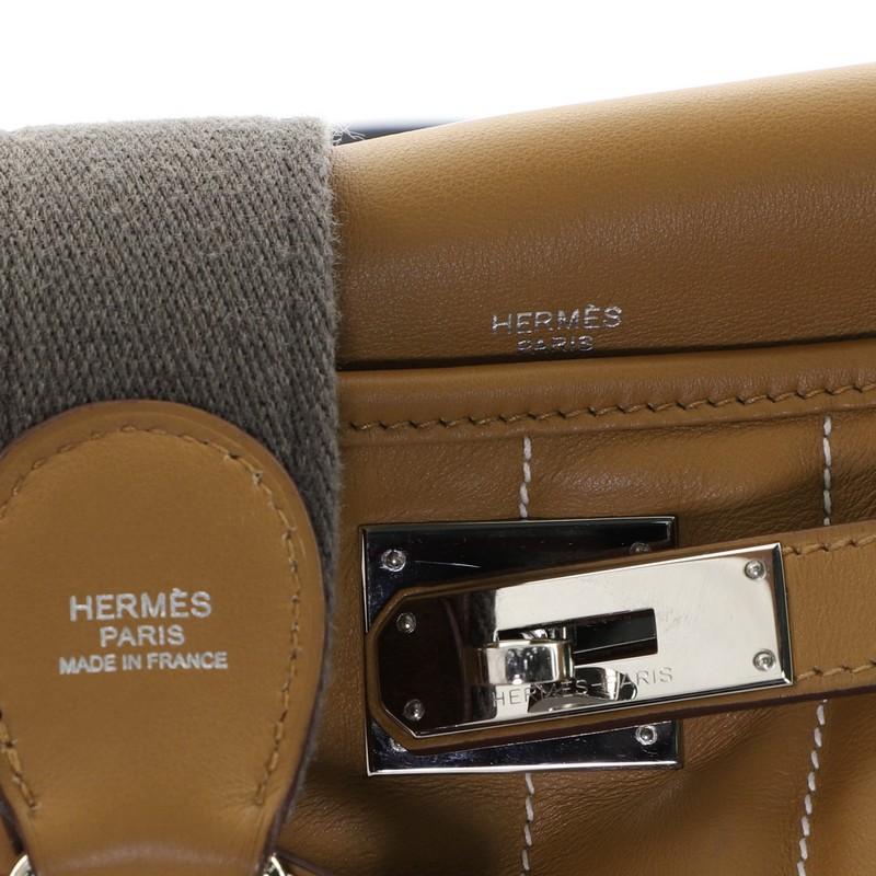 Brown Hermes Berline Handbag Swift 21