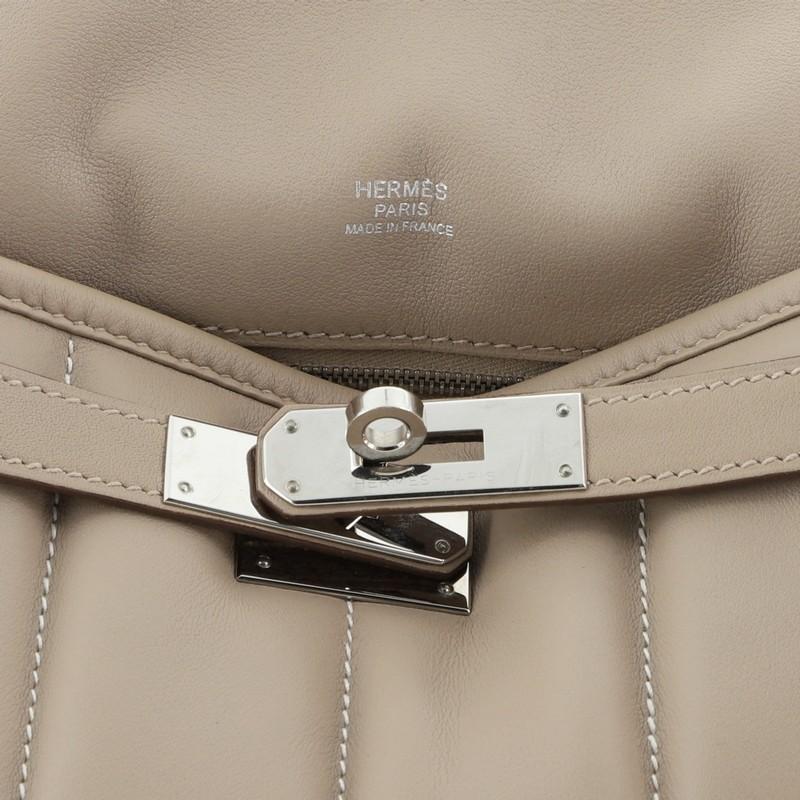 Brown Hermes Berline Handbag Swift 28 