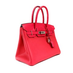 Hermès Berry Rose Krokodil 30 cm Touch Birkin