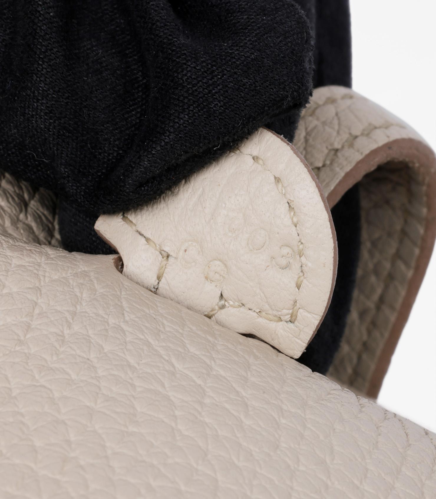 Hermès Beton Clemence Leather Evelyne TPM im Angebot 3