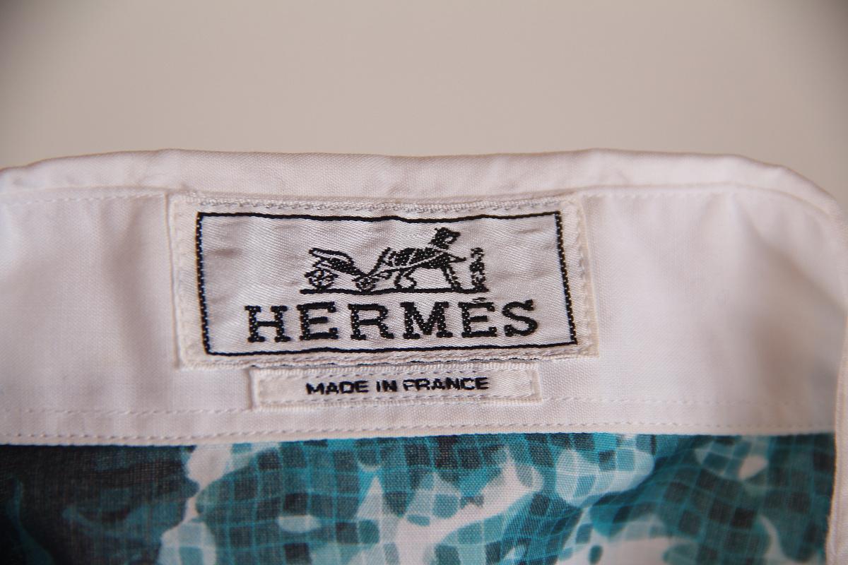 Women's or Men's Hermes Beverly Hills cotton shirt For Sale