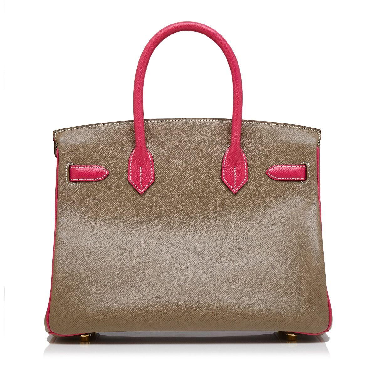 Brown Hermes Bi-Colour 30cm HSS Birkin Bag