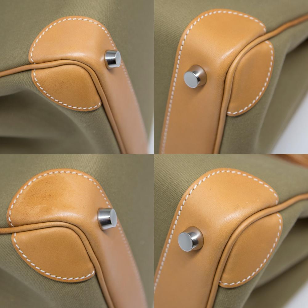 Hermès Bi-colour Toile 28cm Birkin Bag 5