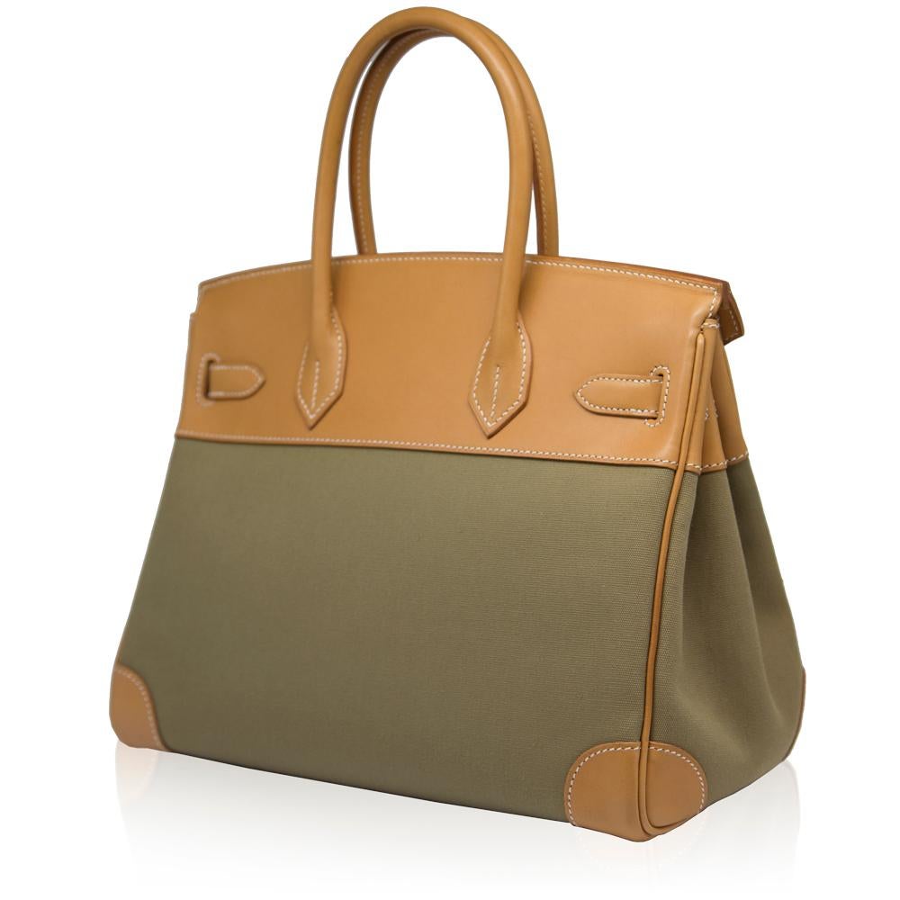 Hermès Bi-colour Toile 28cm Birkin Bag 1