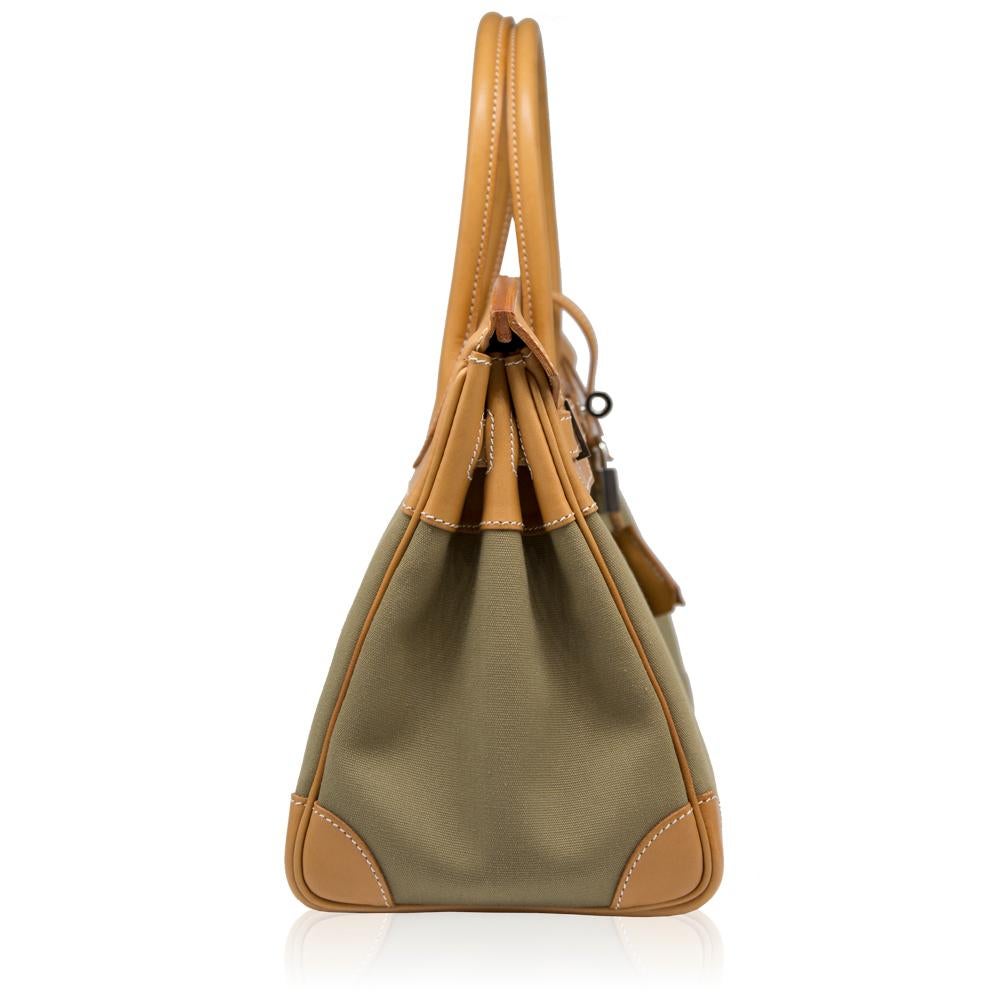Hermès Bi-colour Toile 28cm Birkin Bag 2
