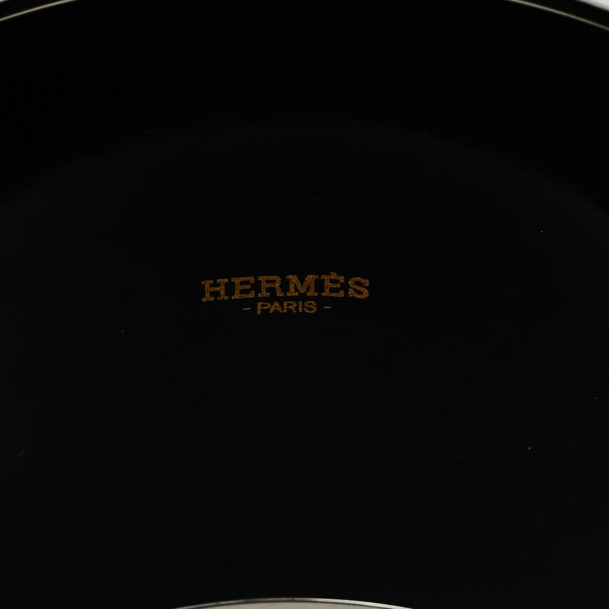 Hermès Bicolor Collier De Chien Print Enamel Mega Wide Bracelet 1
