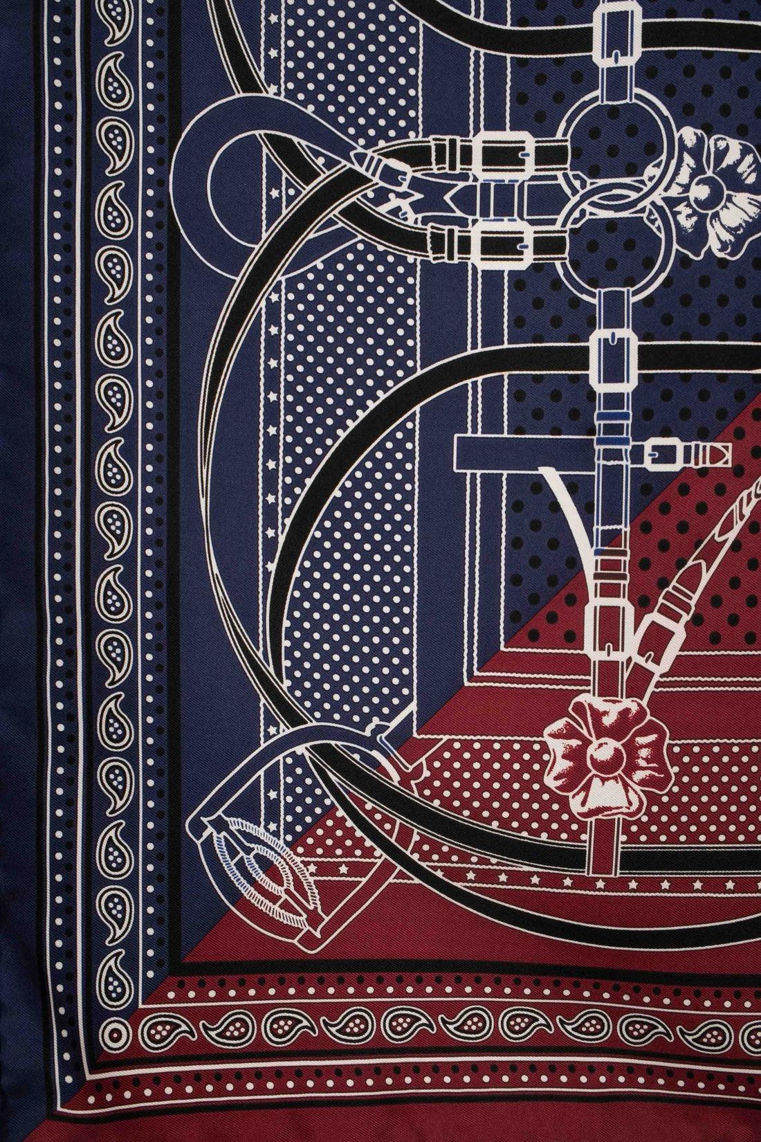 Hermès 'Big Manege' Bandana / Scarf, 1990 1