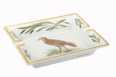 Hermes Bird Porcelain White Ashtray