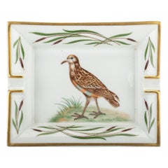 Hermes Bird Porcelain White Ashtray