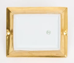 Hermès Bird Porcelain Yellow Ashtray