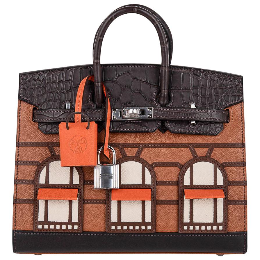 Hermes Birkin 20 Sellier Faubourg Bag Limited Edition Palladium