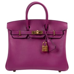 Hèrmes Birkin 25 Anemone Swift GHW