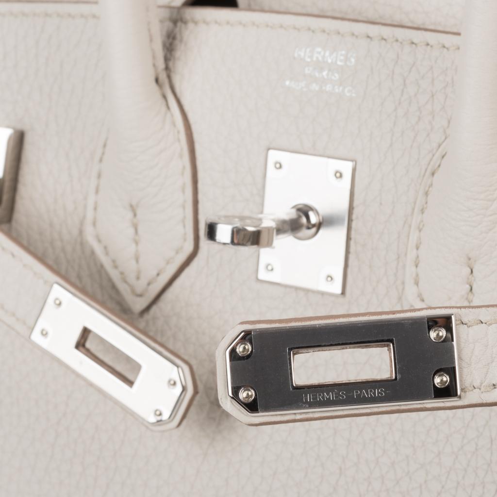 Hermes Birkin 25 Bag Beton Togo Palladium Hardware at 1stDibs | hermes ...