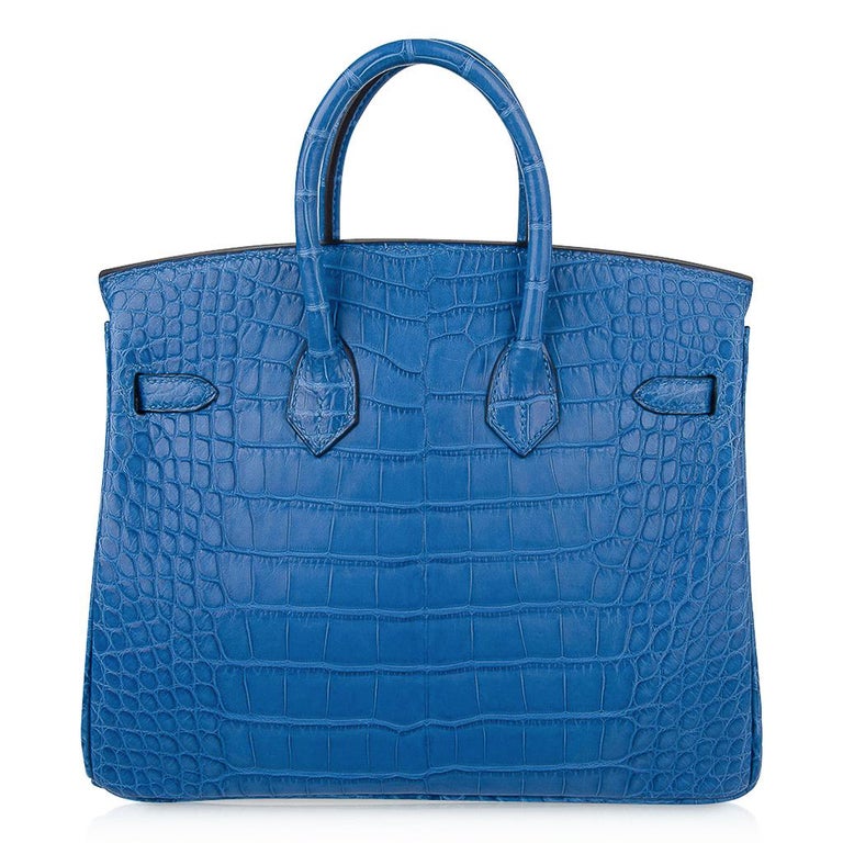 blue crocodile birkin bag