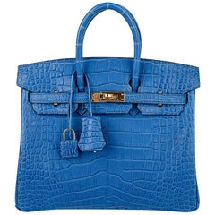 Hermès Matte Niloticus Croc Birkin 25