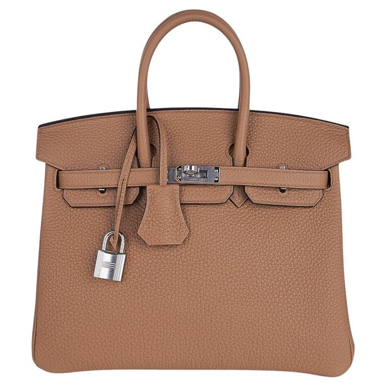 Sold at Auction: Hermes 35cm Brown Leather Custom Hand Painted Birkin