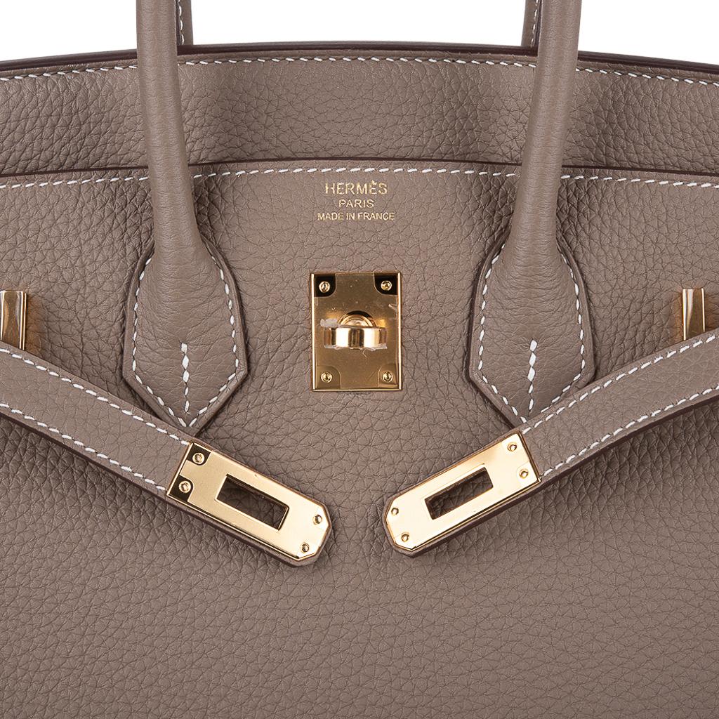 birkin 25 etoupe gold hardware