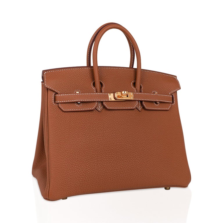 Hermes Birkin bag 35 Vert amande Togo leather Gold hardware