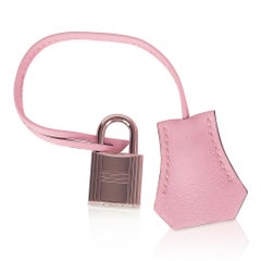 Hermes Birkin 25 Bag Rose Sakura Palladium Hardware Swift Leather Rare