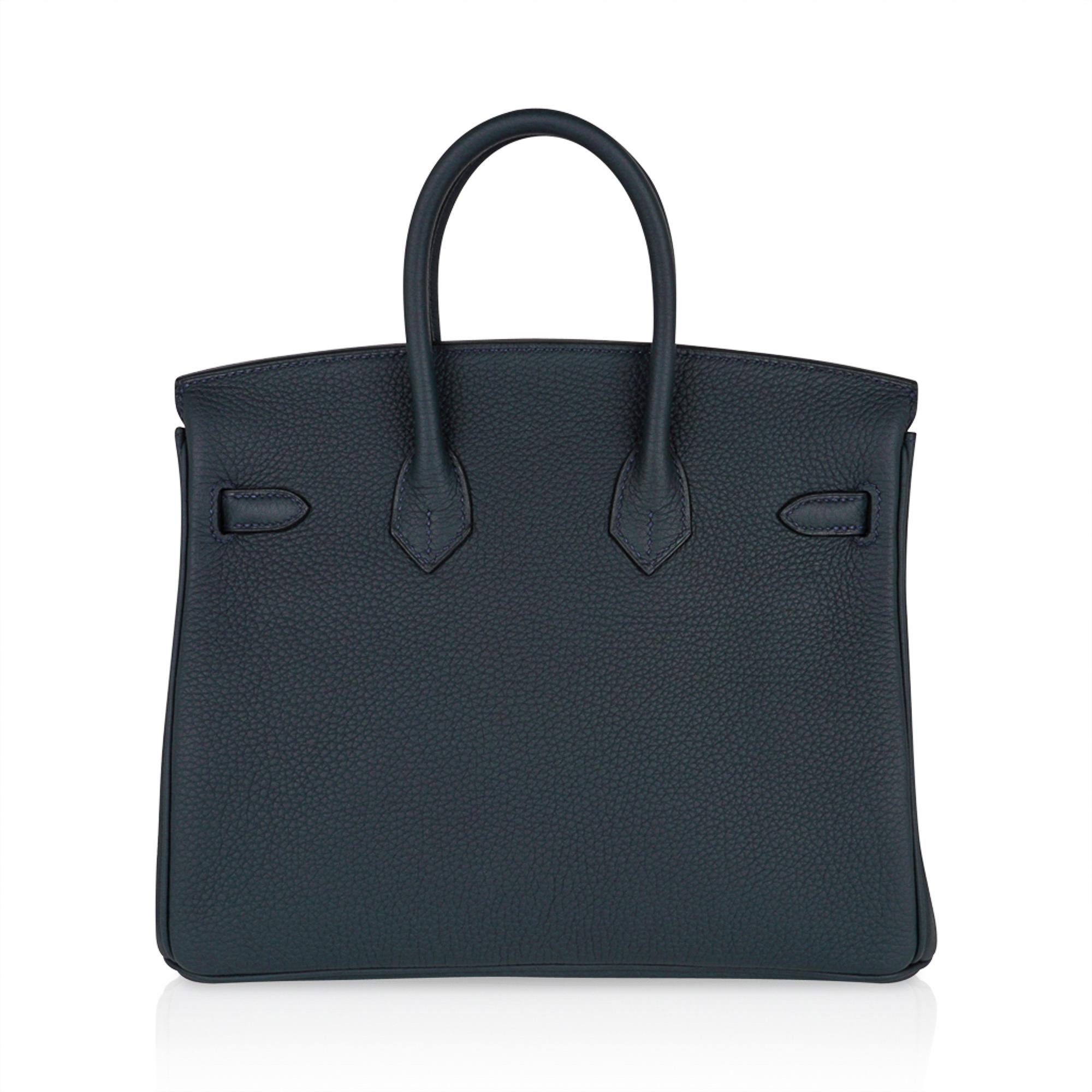 Hermes Birkin HSS 25 Bag Vert Cypress Rose Gold Hardware Togo Leather 2