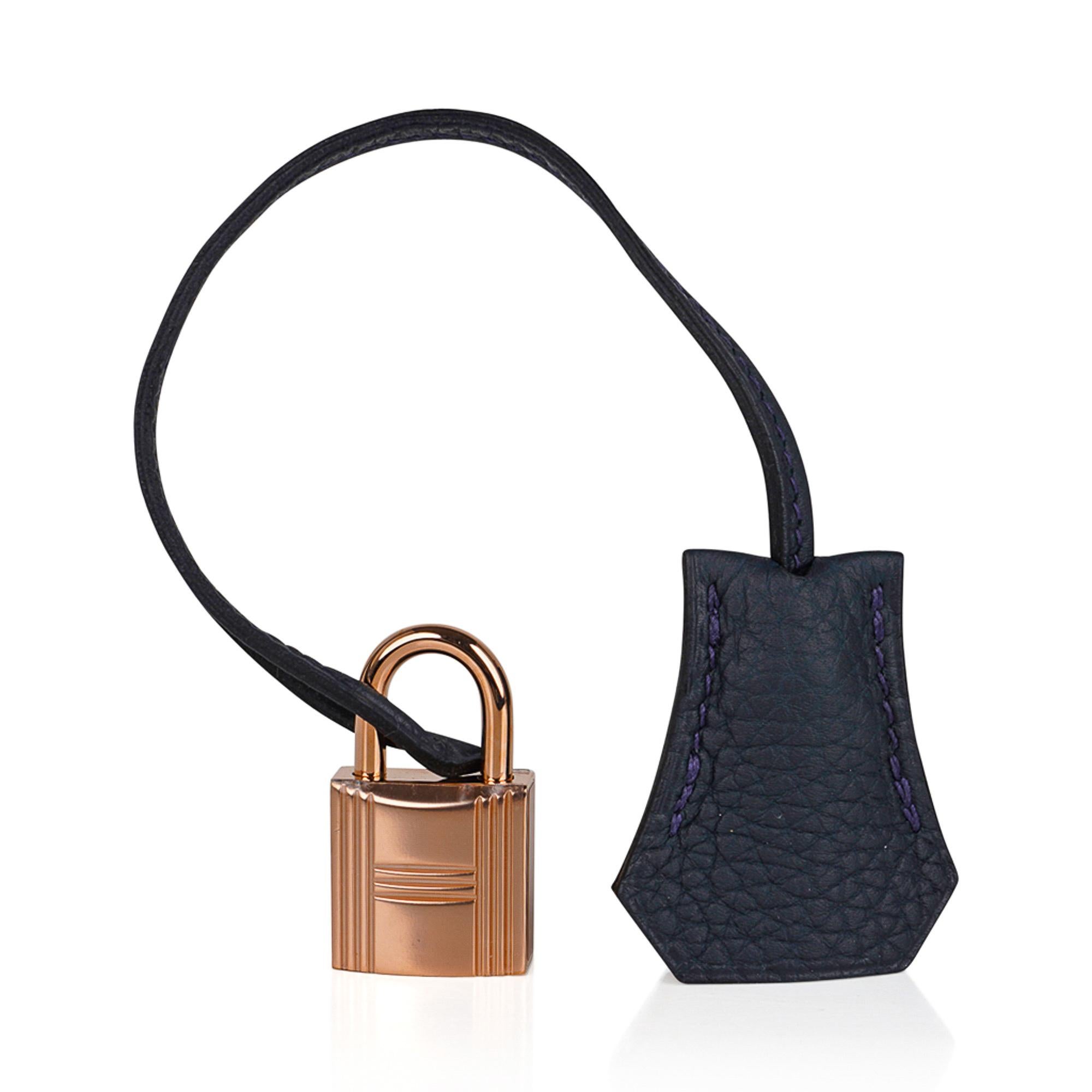 Women's Hermes Birkin HSS 25 Bag Vert Cypress Rose Gold Hardware Togo Leather 